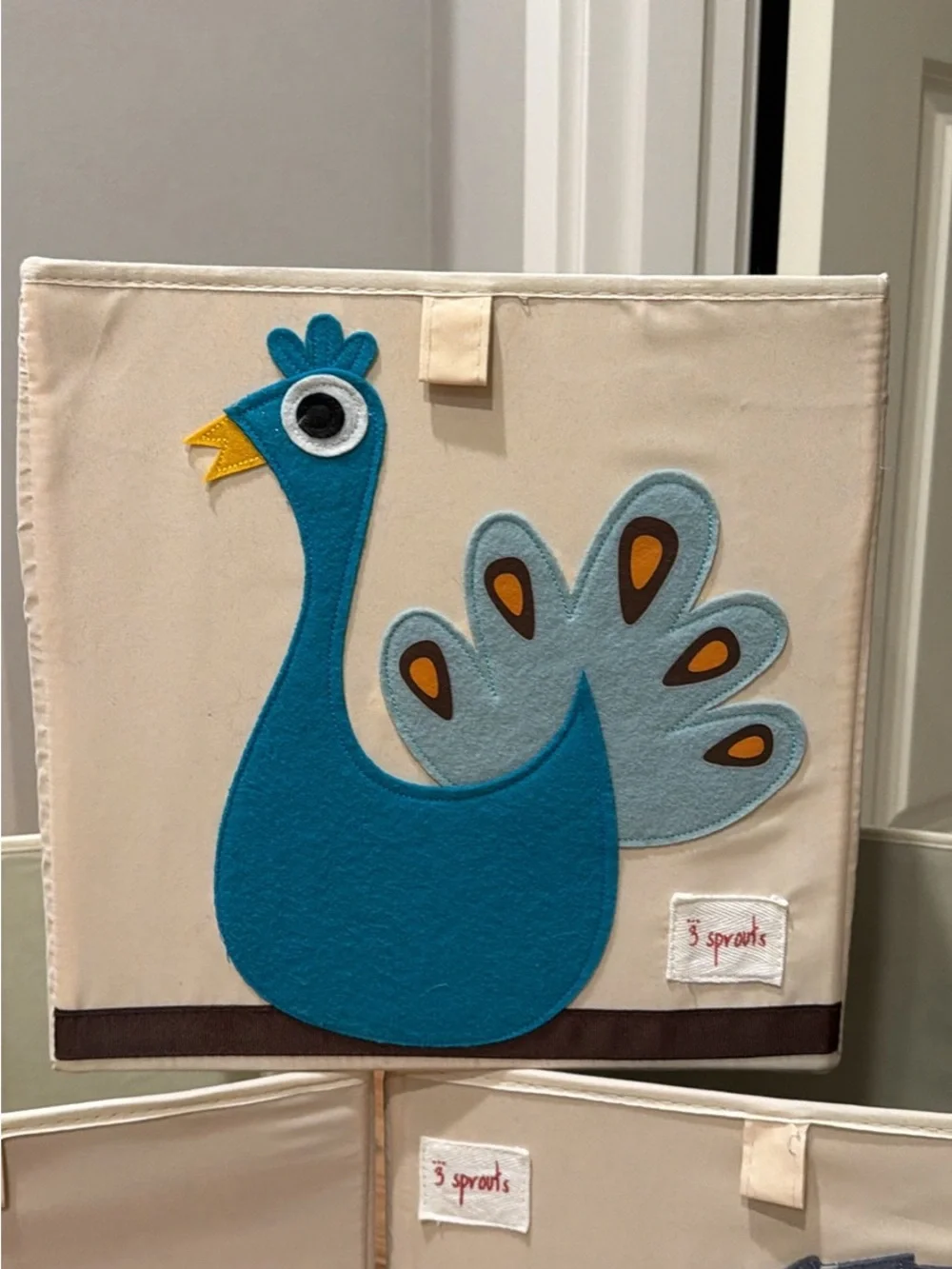 3 Sprouts Kids Animal Canvas Storage Bins (3) & 2 Art caddies